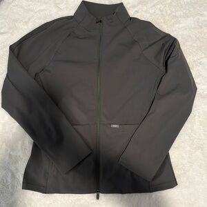 NWT FIGS Moss Green ContourKnit Scrub Jacket -Size XXL/2XL